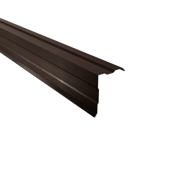 Ortgangwinkel, gesickt, 160x115 mm - 90° Stahl= 0,50 mm, 35µm Mattpolyester/RSB