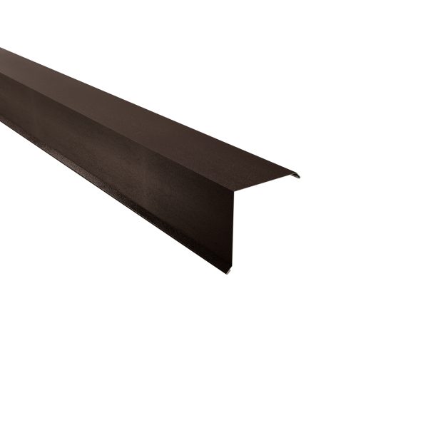 Ortgangwinkel, 130x130 mm - 90° Stahl= 0,50 mm, 35µm Mattpolyester/RSB