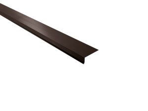 Traufenblech, 30x80 mm - 100° Stahl= 0,50 mm, 35µm Mattpolyester/RSB