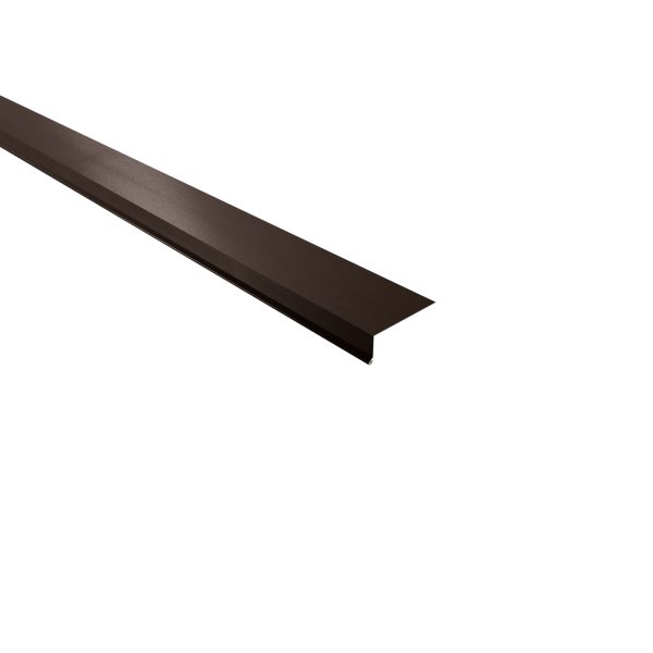 Traufenblech, 30x80 mm - 100° Stahl= 0,50 mm, 35µm Mattpolyester/RSB