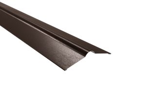Firstbleche, flach, 140x140 mm 35µm Mattpolyester, Farbe 32-dunkelbraun
