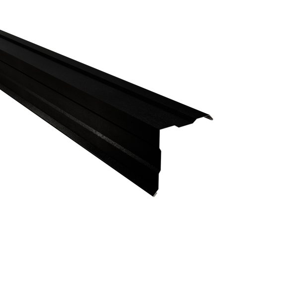 Ortgangwinkel, gesickt, 150x150 mm - 90° Stahl= 0,50 mm, 35µm Mattpolyester/RSB