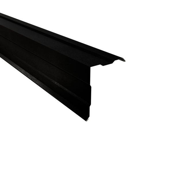 Ortgangwinkel, gesickt, 210x160 mm - 90° Stahl= 0,50 mm, 35µm Mattpolyester/RSB