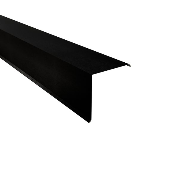 Ortgangwinkel, gesickt, 115 x115 mm 35µm Mattpolyester, Farbe 33-schwarz