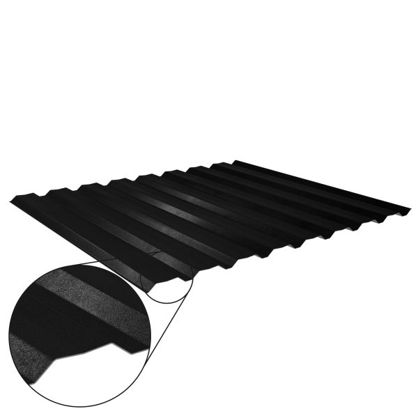 W-20/1100LAZ, Farbe 33-schwarz D=0,50 mm, 35µm Mattpolyester/RSB