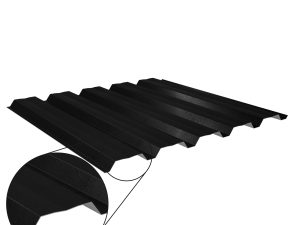 W-35/1035LAZ, Farbe 33-schwarz D=0,50 mm, 35µm Mattpolyester/RSB