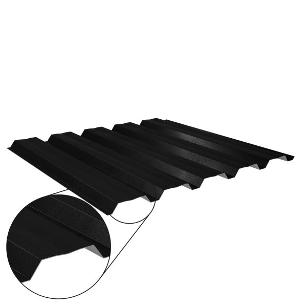 W-35/1035LAZ, Farbe 33-schwarz D=0,50 mm, 35µm Mattpolyester/RSB