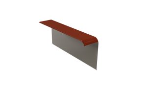 Ortgangwinkel Typ 2 Anfang rechts Stahl= 0,50 mm, 35µm Mattpolyester/RSB