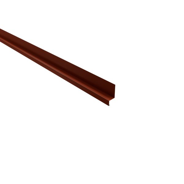 Sockelprofil, 50 x 25 x 20 x 15 mm - 100° Stahl= 0,50 mm, 35µm Mattpolyester/RSB