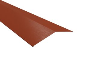 Firstblech, flach, 198x198 mm - 150° Stahl= 0,50 mm, 35µm Mattpolyester/RSB