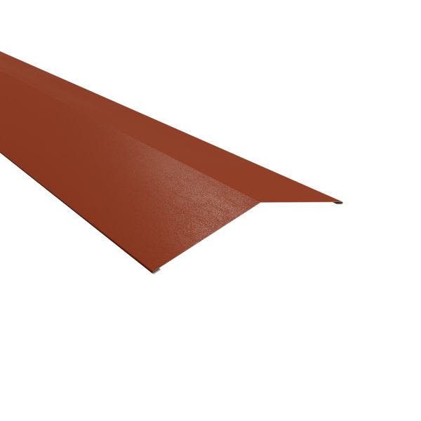 Firstblech, flach, 198x198 mm - 150° Stahl= 0,50 mm, 35µm Mattpolyester/RSB