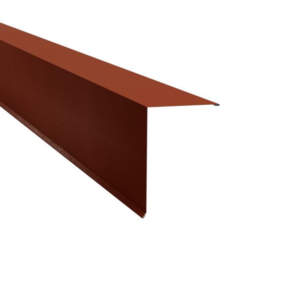 Pultabschluß, 250x200 mm - 80° Stahl= 0,50 mm, 35µm Mattpolyester/RSB