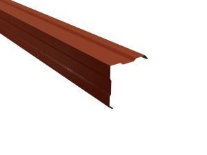 Außenecke, gesickt, 150x150 mm - 90° Stahl= 0,50 mm, 35µm Mattpolyester/RSB