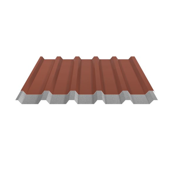 W-35/1035LK, Farbe 75-ziegelrot D=0,50 mm, 35µm Mattpolyester/RSB
