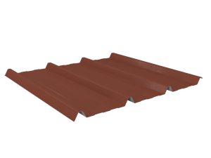 W-45/1000SC, Farbe 75-ziegelrot D=0,50 mm, 35µm Mattpolyester/RSB
