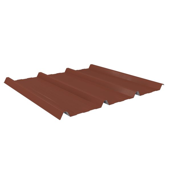 W-45/1000SC, Farbe 75-ziegelrot D=0,50 mm, 35µm Mattpolyester/RSB