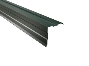 Ortgangwinkel, gesickt, 150x150 mm - 90° Stahl= 0,50 mm, 60µm Puramid/RSB