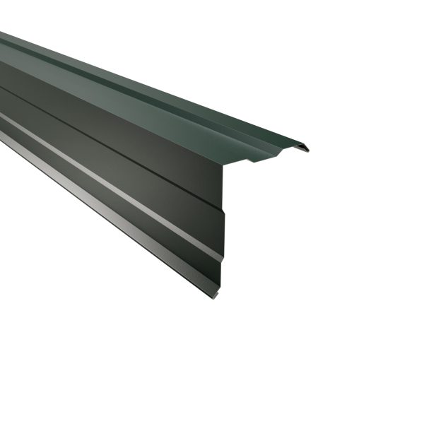 Ortgangwinkel, gesickt, 210x160 mm - 90° Stahl= 0,50 mm, 60µm Puramid/RSB