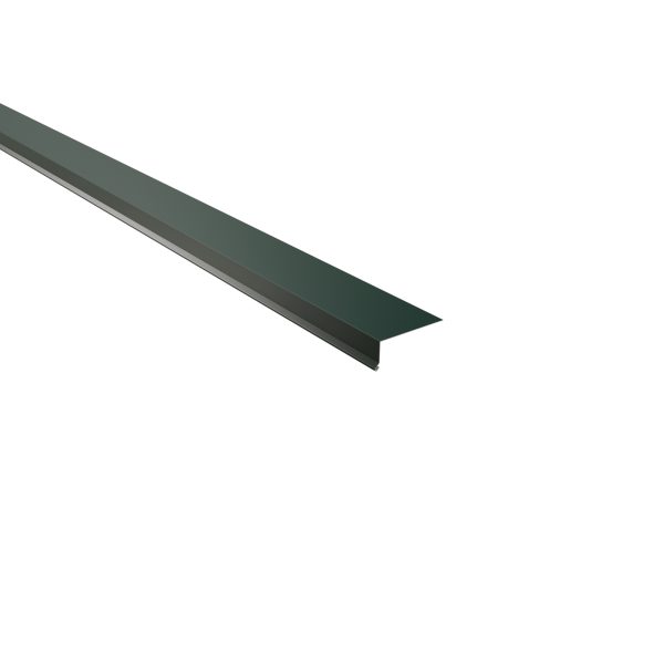 Traufenblech, 30x80 mm - 90° Stahl= 0,50 mm, 60µm Puramid/RSB