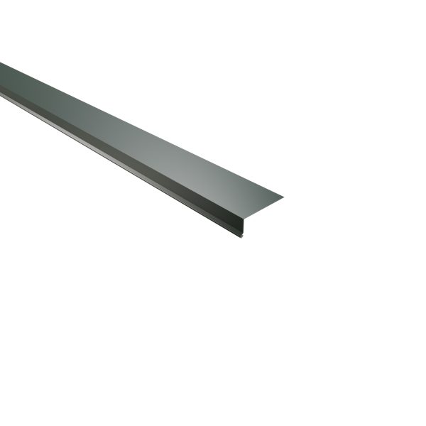 Traufenblech, 30x80 mm - 100° Stahl= 0,50 mm, 60µm Puramid/RSB