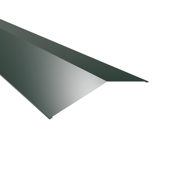 Firstblech, flach, 250x250 mm - 150° Stahl= 0,50 mm, 60µm Puramid/RSB