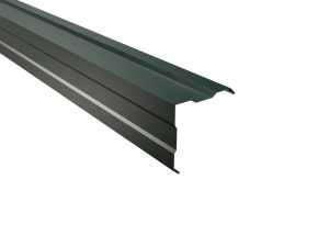 Außenecke, gesickt, 150x150 mm - 90° Stahl= 0,50 mm, 60µm Puramid/RSB