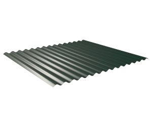 W-1/1064LK, RAL 6005-moosgrün Profil 76/18-Sinus, D=0,50 mm, 60µm Puramid/RSB