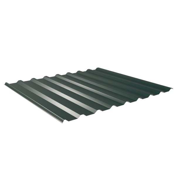 W-20/1100LK, RAL 6005-moosgrün D=0,50 mm, 60µm Puramid/RSB