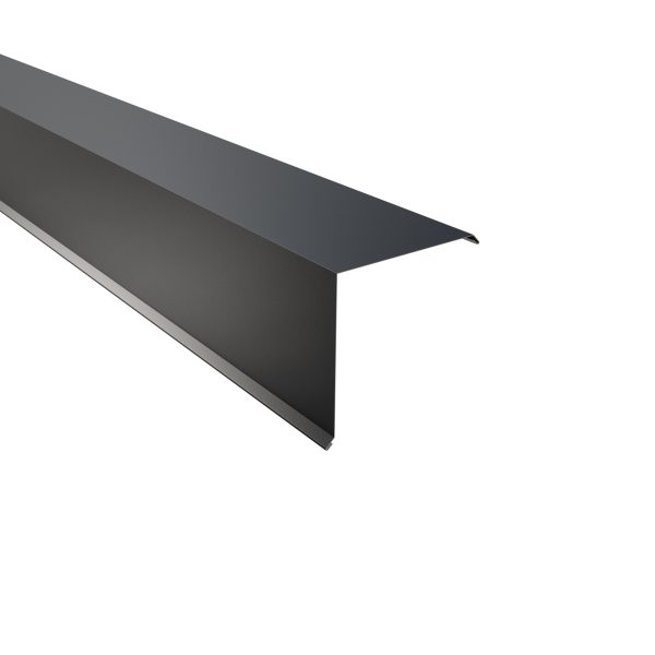 Ortgangwinkel, 180x180 mm - 90° Stahl= 0,50 mm, 60µm Puramid/RSB