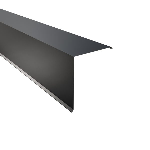 Ortgangwinkel, 250x210 mm - 90° Stahl= 0,50 mm, 60µm Puramid/RSB