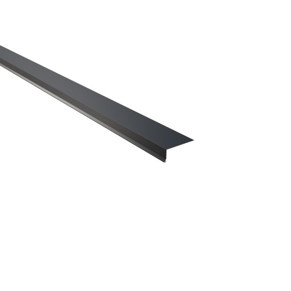 Traufenblech, 30x80 mm - 90° Stahl= 0,50 mm, 60µm Puramid/RSB