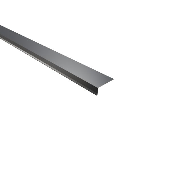 Traufenblech, 30x80 mm - 100° Stahl= 0,50 mm, 60µm Puramid/RSB
