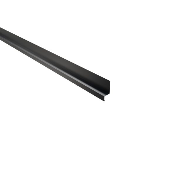 Sockelprofil, 50 x 25 x 20 x 15 mm - 100° Stahl= 0,50 mm, 60µm Puramid/RSB