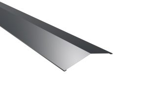 Firstblech, flach, 145x145 mm - 150° Stahl= 0,50 mm, 60µm Puramid/RSB