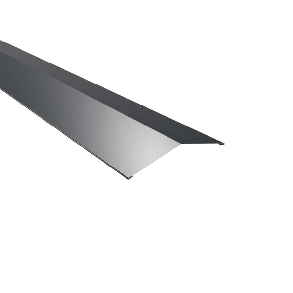 Firstblech, flach, 145x145 mm - 150° Stahl= 0,50 mm, 60µm Puramid/RSB