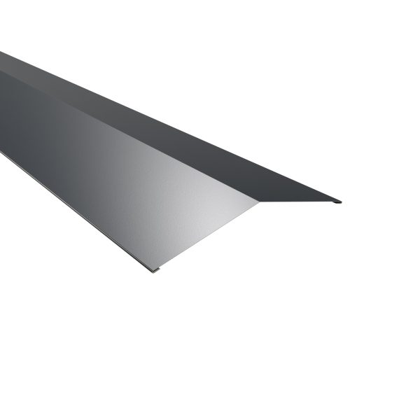 Firstblech, flach, 198x198 mm - 150° Stahl= 0,50 mm, 60µm Puramid/RSB