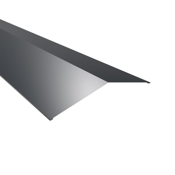 Firstblech, flach, 250x250 mm - 150° Stahl= 0,50 mm, 60µm Puramid/RSB