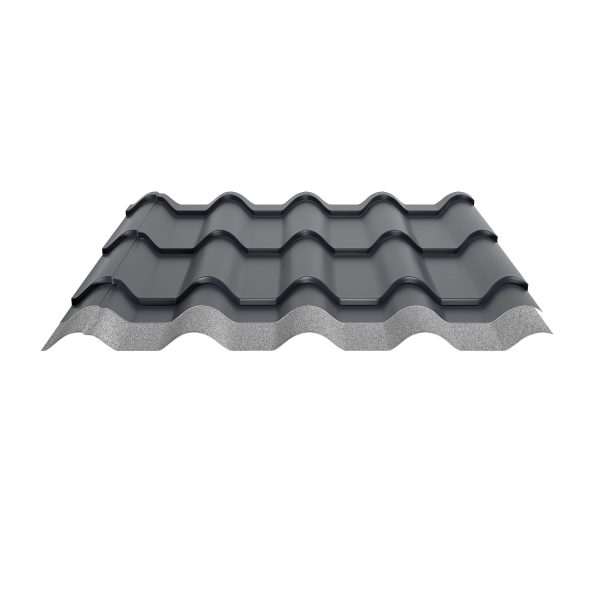 Typ Europa, RAL 7016-anthrazitgrau D=0,50 mm, 60µm Puramid/RSB