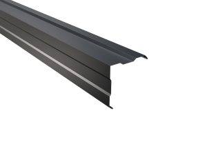 Außenecke, gesickt, 150x150 mm - 90° Stahl= 0,50 mm, 60µm Puramid/RSB