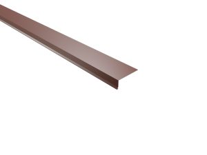 Traufenblech, 30x80 mm - 100° Stahl= 0,50 mm, 60µm Puramid/RSB