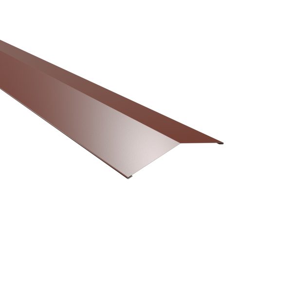 Firstblech, flach, 145x145 mm - 150° Stahl= 0,50 mm, 60µm Puramid/RSB
