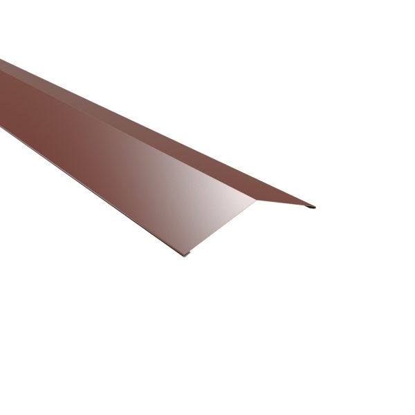 Firstblech, flach, 145x145 mm - 140° Stahl= 0,50 mm, 60µm Puramid/RSB