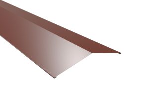 Firstblech, flach, 198x198 mm - 150° Stahl= 0,50 mm, 60µm Puramid/RSB