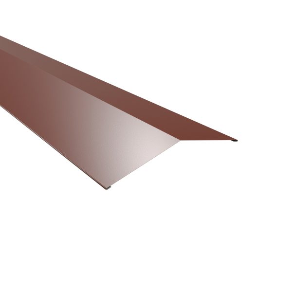 Firstblech, flach, 198x198 mm - 150° Stahl= 0,50 mm, 60µm Puramid/RSB