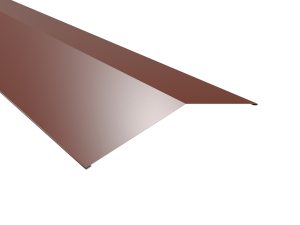 Firstblech, flach, 250x250 mm - 150° Stahl= 0,50 mm, 60µm Puramid/RSB
