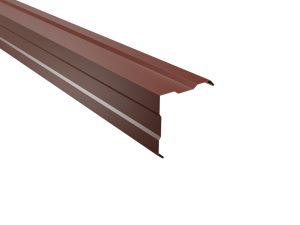Außenecke, gesickt, 150x150 mm - 90° Stahl= 0,50 mm, 60µm Puramid/RSB