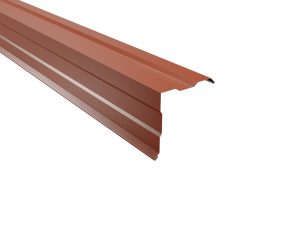 Ortgangwinkel, gesickt, 150x150 mm - 90° Stahl= 0,50 mm, 60µm Puramid/RSB