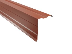 Ortgangwinkel, gesickt, 210x160 mm - 90° Stahl= 0,50 mm, 60µm Puramid/RSB