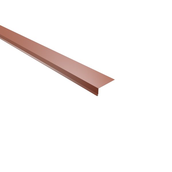 Traufenblech, 30x80 mm - 100° Stahl= 0,50 mm, 60µm Puramid/RSB