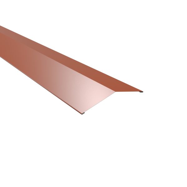 Firstblech, flach, 145x145 mm - 150° Stahl= 0,50 mm, 60µm Puramid/RSB